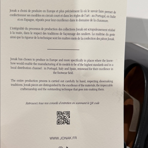 Jonak Paris Black Leather Loafers - Picture 6 of 6